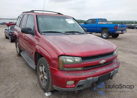 2002 Chevrolet Trailblazer Ltz из США, поврежденный, VIN 1GNDS13S422163683